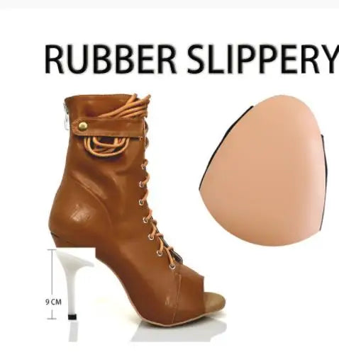 Women's Fashion Summer Party Outdoor Boots Sexy stilettos High Heels Women Latin dance heels shoes Black For Ballroom brown Heels 9cm H183ea7e30453428787536bcebefe8f5dw Swag N Slay LTD