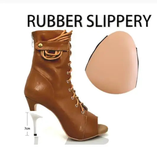 Women's Fashion Summer Party Outdoor Boots Sexy stilettos High Heels Women Latin dance heels shoes Black For Ballroom brown Heels 7cm Ha757baeb77db44dd8802e2d8d33a63fbX Swag N Slay LTD