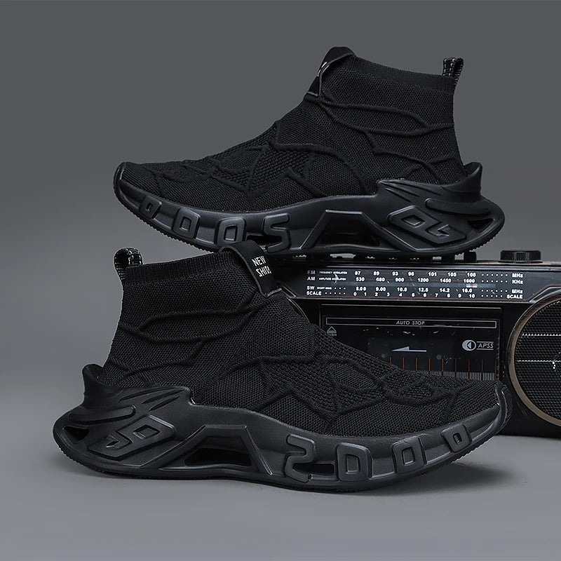 Men's Outdoor Sports Shoes - High-Top Sports Shoes Are Novel and Fashionable, Non-Slip and Durable, Suitable for All Seasons, Versatile Sports Shoes S05fd8085d2914537913098a04a149390T Swag N Slay LTD