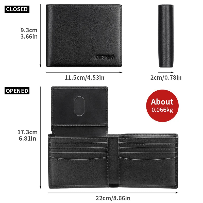 Men's Wallet 2025 New Arrival Genuine Leather Large Capacity Zipper Wallet Card Holder Integrated Ultra-Thin Wallet S06a3229340f14dc8b1e916f0a2f5a22fJ Swag N Slay LTD