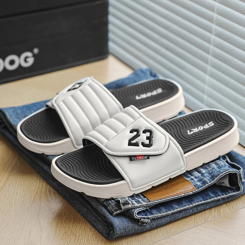 sandals male summer casual shoes men breathable lightweight shoes men flip flops men beach sandals comfortable male flats WHITE S0d3da1dffa0841689fabc7ee2c05a726m Swag N Slay LTD
