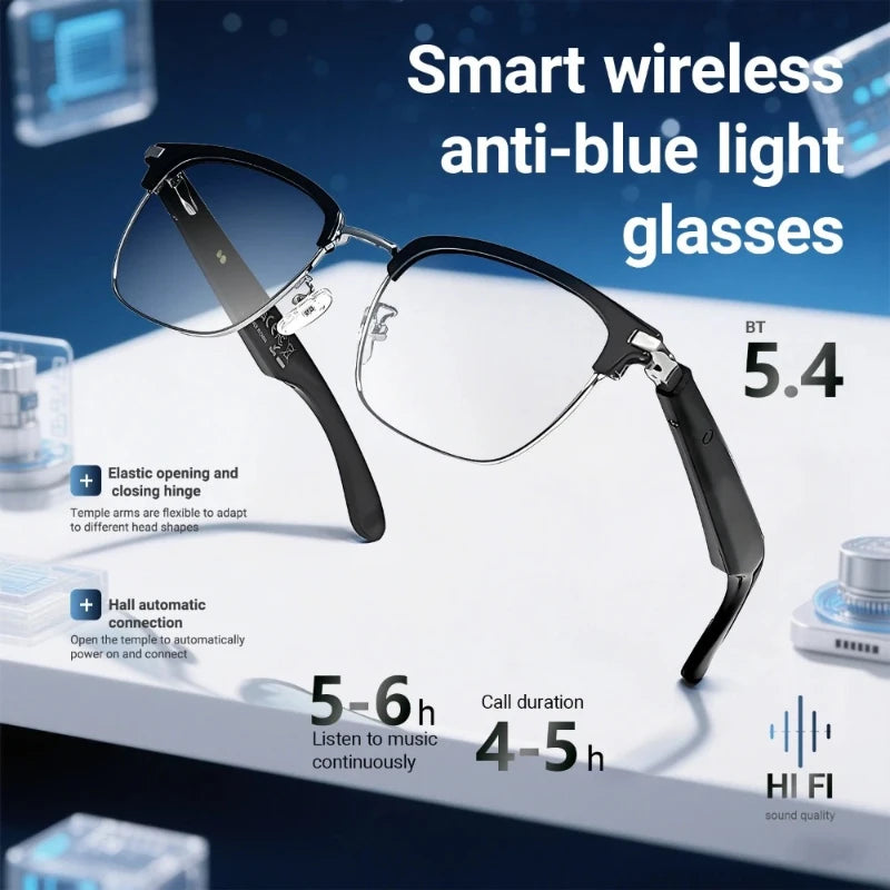 GT-33 AI Smart Glasses HD Bluetooth Calling Voice Assistant Music Player Translate Camera HOT Translation in multiple languages S0dd2e731344546e59ab3c78193d695eeU Swag N Slay LTD