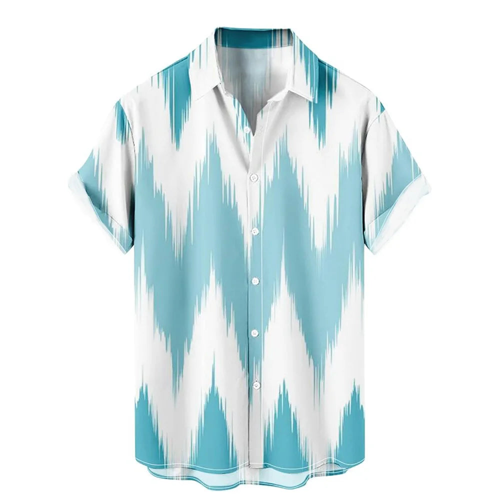 Irregular Stripes 3D Printed Shirt Summer Street Fashion Personality Short Sleeve Tops Men And Women Casual Lapel Hawaiian Shirt OTwd002640TM S0f510fe596bf4349a6dfaa9d725d1d47H Swag N Slay LTD
