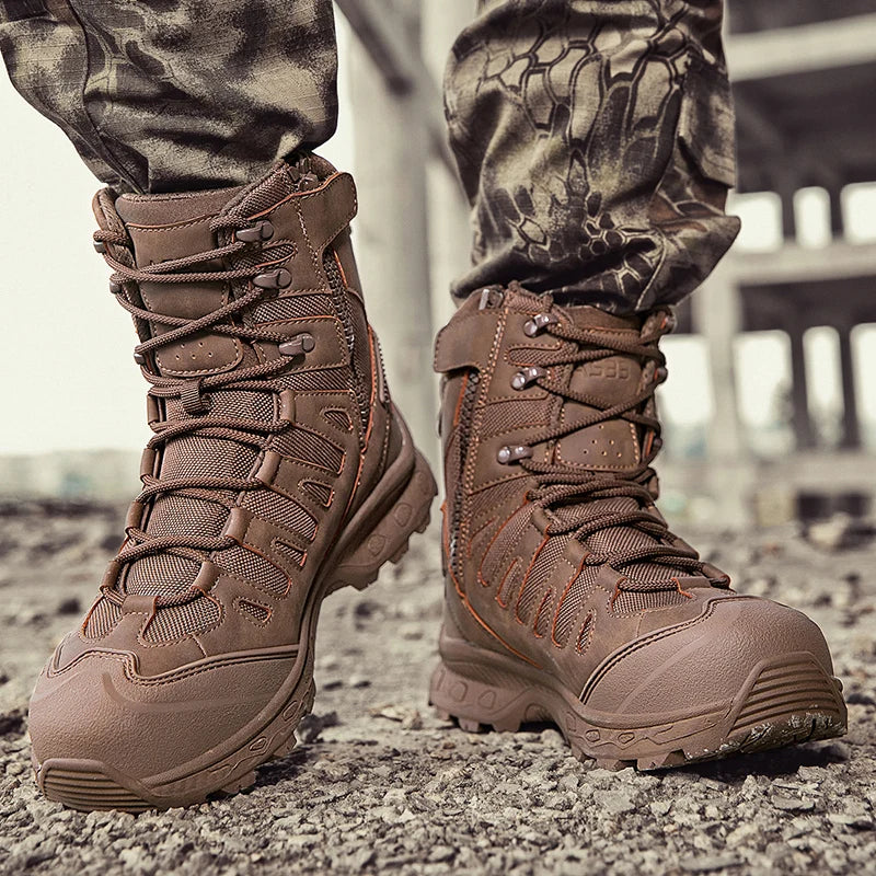 High Top Waterproof Men's Tactical Boots Hiking Shoes Large Size 47 Outdoor Sneakers Hiking Boots Non Slip Motorcycle Boots Men S0fa5988a2bef4716b7b6fe739b28e7deH Swag N Slay LTD