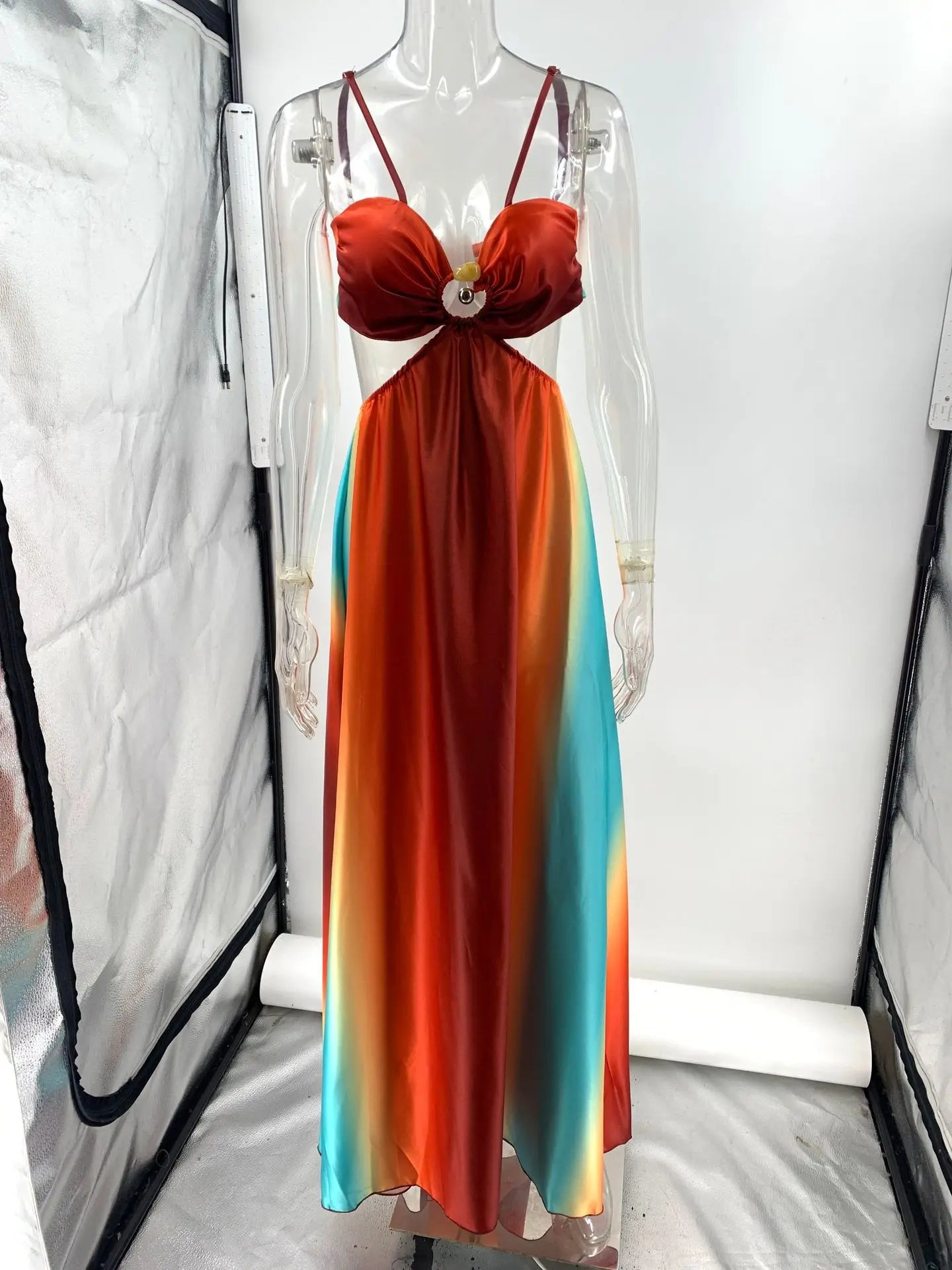 VEITCH Summer Bohemian Elegant Women Off Shoulder Bodycon Long Dress Women Sexy Strap Gradient Island Style Beach Maxi Dress Gradient S16403ab603ea46b98cf51e02df8887832 Swag N Slay LTD