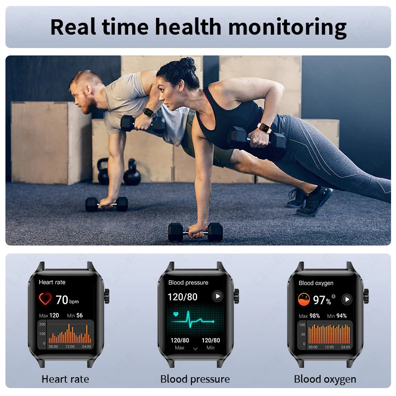 LIGE Men’s Smart Watch Fashion Sports Bracelet Fitness Tracker Health Monitor Bluetooth Call Women's Smartwatch Local Shipping S17276c294baf4f3ebfe930eb291b60c9g Swag N Slay LTD