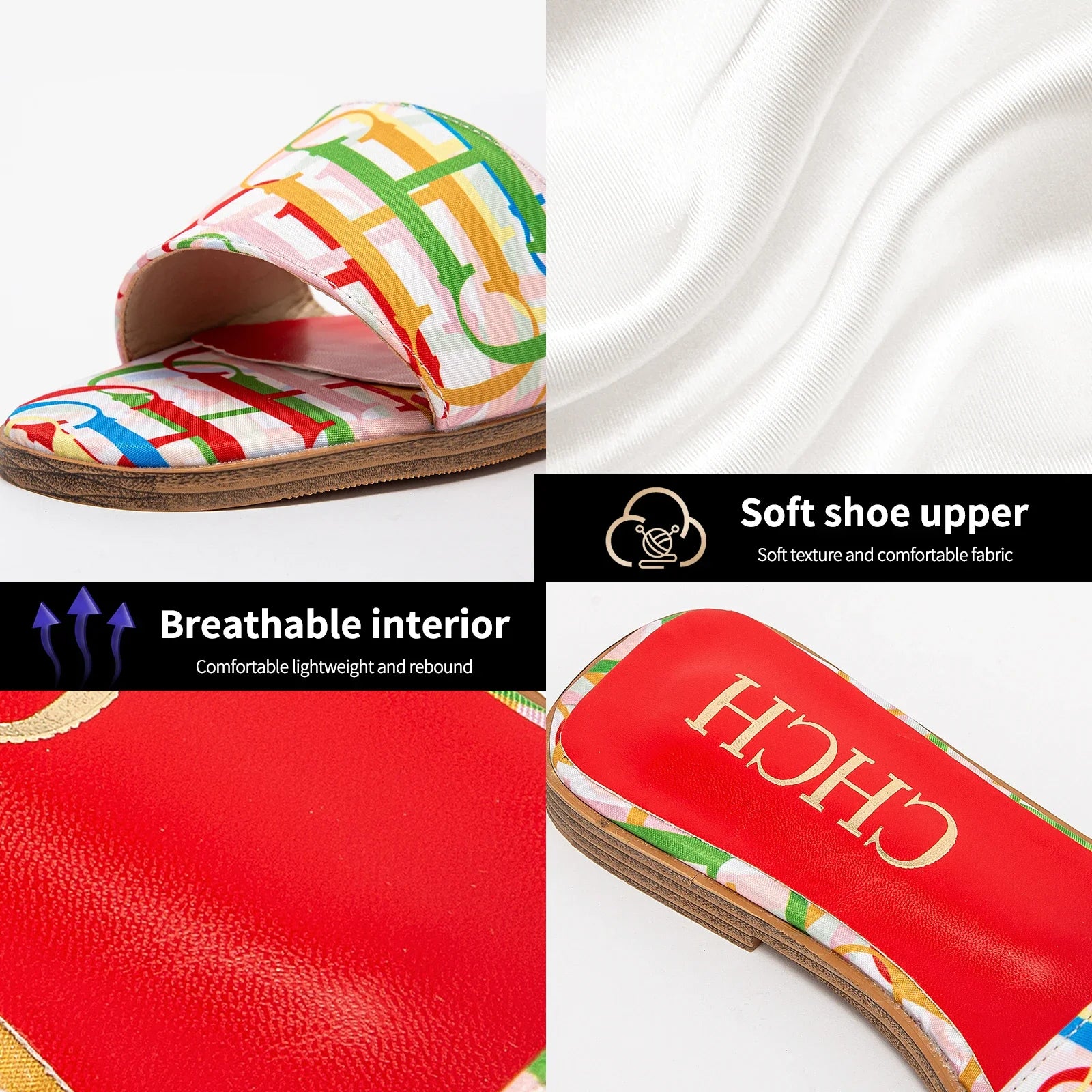 Letter Slippers Retro Design New Women's Shoes Summer Casual Color Fashionable Blocking Design Non Slip Sandals Slippers S1fa1ae20d0904ea280e00f84b335472df Swag N Slay LTD