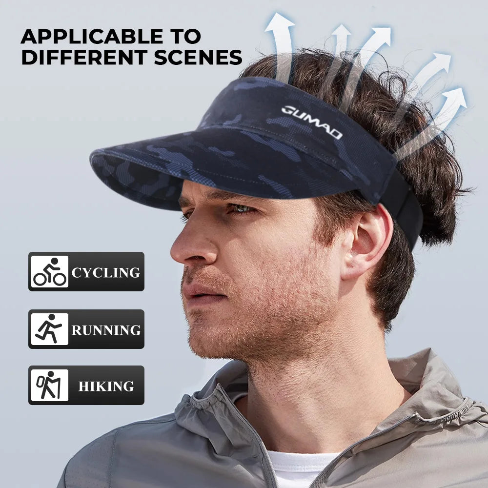 Sport Cap Summer Sun Protection Empty Top Hat Outdoor Running Hiking Tennis Golf Beach Adjustable Soft Baseball Visor Caps Men S21aac37d51a54e18ab9485bef6ffd2360 Swag N Slay LTD