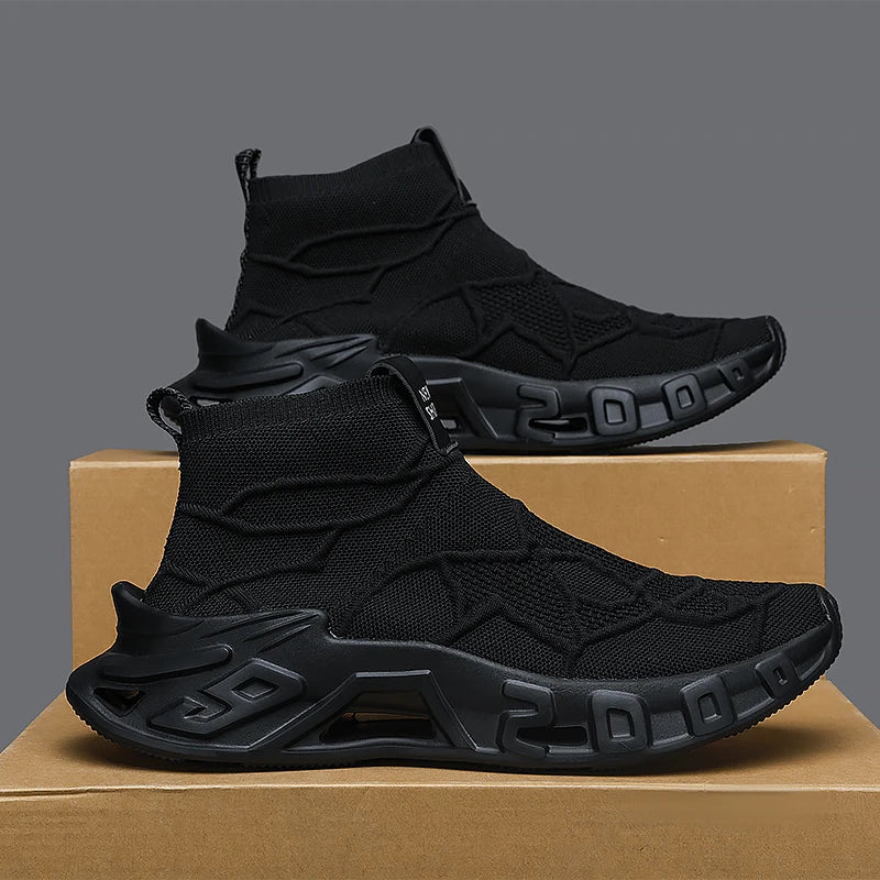Men's Outdoor Sports Shoes - High-Top Sports Shoes Are Novel and Fashionable, Non-Slip and Durable, Suitable for All Seasons, Versatile Sports Shoes 2517 Heise S2241a1a9eaa24665ae36d6d087dd02bf0 Swag N Slay LTD