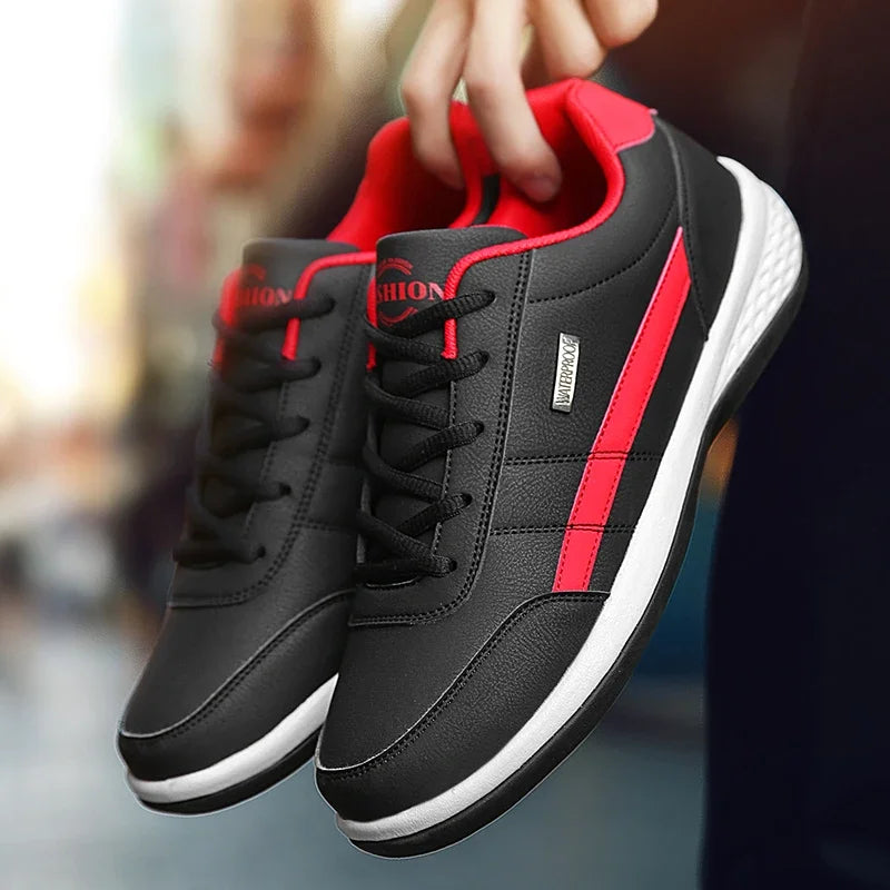 Leather Men Shoes Sneakers Trend Casual Shoe Italian Breathable Leisure Male Sneakers Non-slip Footwear Men Vulcanized Shoes S238bcd8dabe04ee1ad4c09431bf37395M Swag N Slay LTD