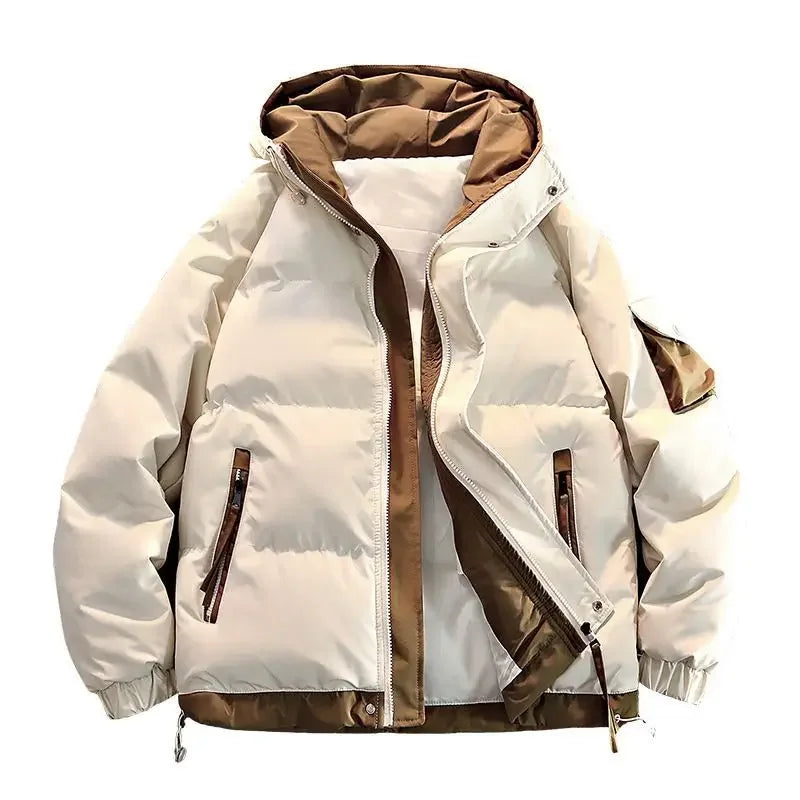 Korean Version New Fashion Letter Patch Fake Two Piece Cotton-padded Jacket Y2K Harajuku Vintage Thick Bread Loose Student Coats S269ae6dd3fc0494b8f9f3ebda4ccda16b Swag N Slay LTD