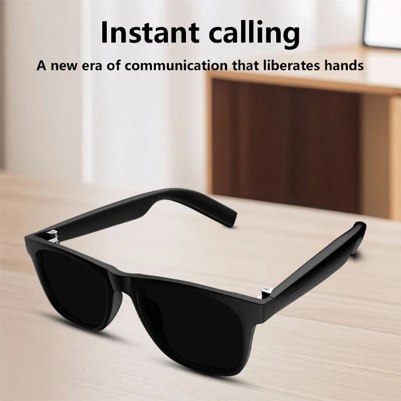 Lenovo 2026 AI Smart Glasses Touch Control Photo Camera Recording Translator Voice Assistant Music Wireless Bluetooth Sunglasses