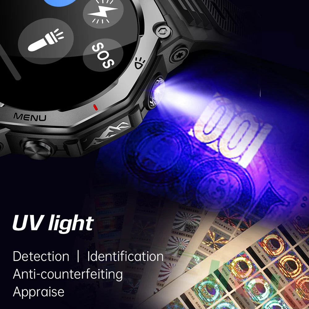 2026 New T-Rex 3 Military Outdoor Smart Watch Men 1.43-inch AMOLED Display 10ATM Waterproof 525mAh Battery GPS Smartwatch Man S2a4d816e108641ddb5efbaba3c808a58K Swag N Slay LTD