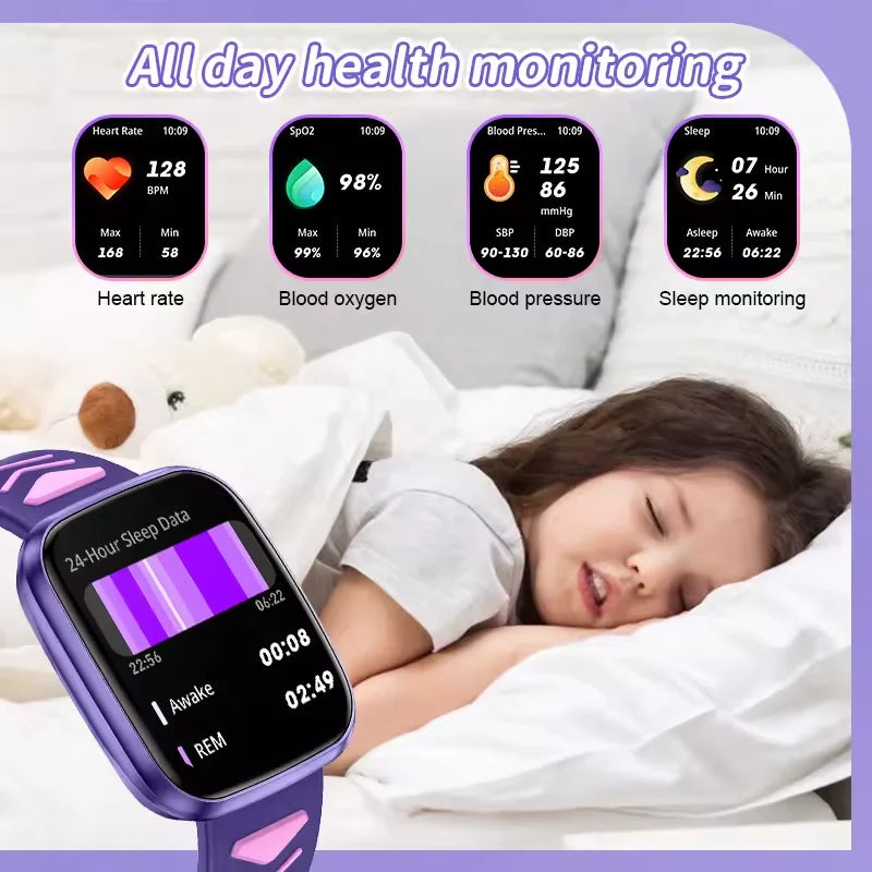 New Kids Smart Watch Child HD Touch Screen Games Smartwatch Music Watch Boy Girl Gift Children Smartwatch For IOS Android S2ae5e345f94c488f90745b16093f8c01k Swag N Slay LTD