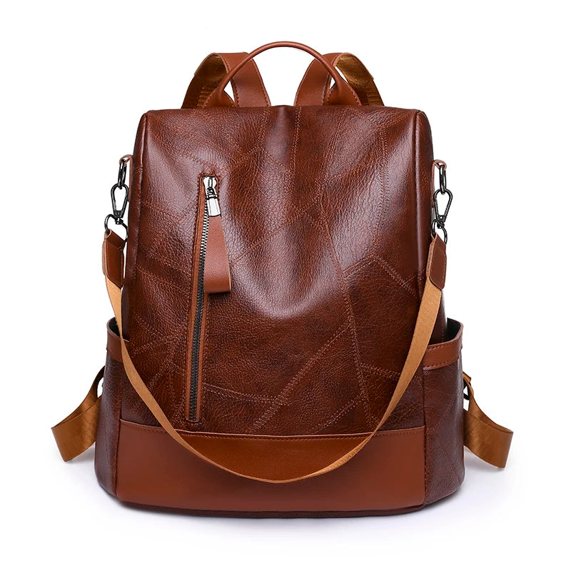 Women's fashionable backpack, shoulder bag, travel multifunctional bag, handbag, handbag, suitable for different scenarios brown S2f3ee58e6f404f18a967583c2dba6ab0i Swag N Slay LTD