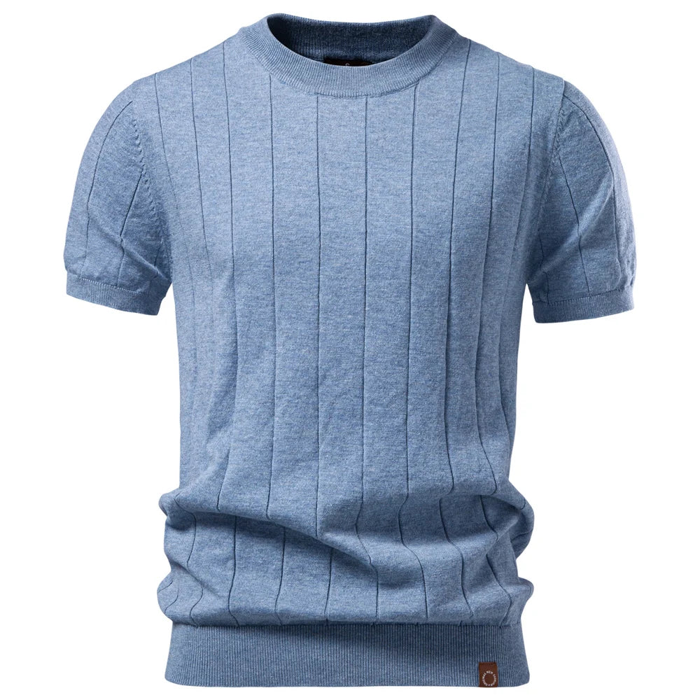 AIOPESON 100% Cotton Stripe T-Shirts for Men Solid Color O-Neck Soft Touch Comfortable Casual Summer Wear Top PSM8503-LightBlue China Mainland S30b995f38f154443ae2cd0d8811cf50dm Swag N Slay LTD
