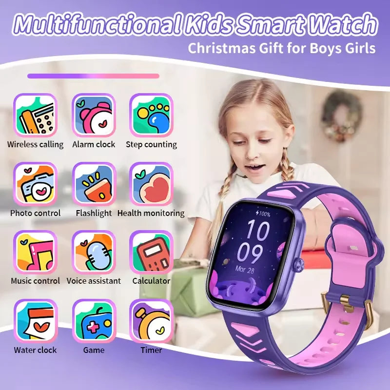 New Kids Smart Watch Child HD Touch Screen Games Smartwatch Music Watch Boy Girl Gift Children Smartwatch For IOS Android S37026096a5c546ff8073e80f3698615dN Swag N Slay LTD