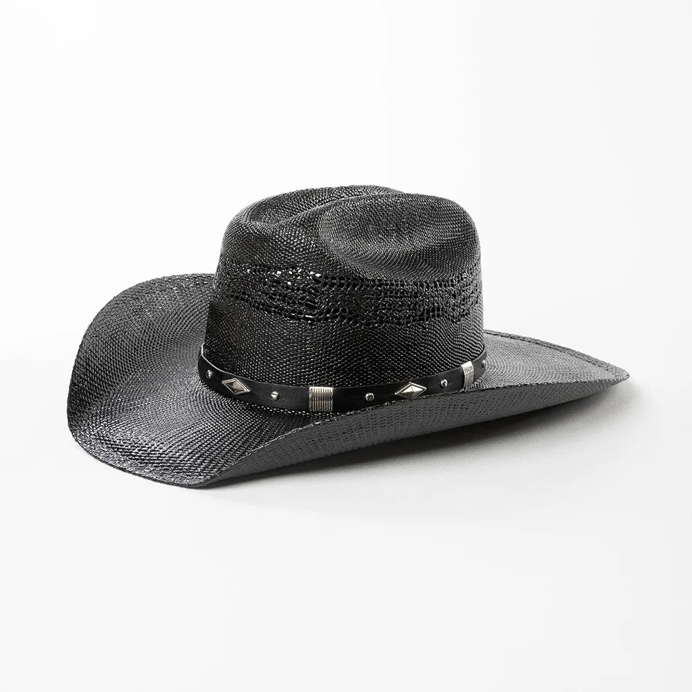 USPOP Spring and Summer Fashion Hardened Large Brim Woven Cowboy Hat Straw Sun Hat 5335D-Black 56-58cm S372e577fc0a34318b314cc5a2acdddfcv Swag N Slay LTD