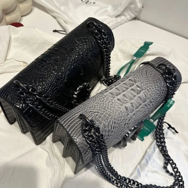 Crocodile Pattern Underarm Bag Dionysus Handbag Texture Niche Chain Slung Shoulder Bag Explosions Fashion Trend Small Square Bag S3cadb5dad503425097eb209b300110aaW Swag N Slay LTD