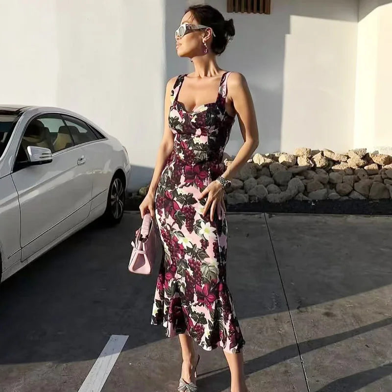 HXAO Womens Print Slip Dresses Summer 2025 Elegant Party Evening Dresses Fruit Print Sleeveless Backless Vestidos Floral Dresses S3f5d21760c9d482f8cadc3b1f87059ebH Swag N Slay LTD