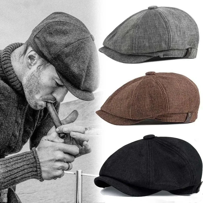 Men Casual Peaky Blinders hat Spring Autumn Retro Beret Hats Wild Casual Hats Wild Octagonal Cap girl Newsboy English hat Good S418a5637054c4bf99bfd4404c6c6d969E Swag N Slay LTD