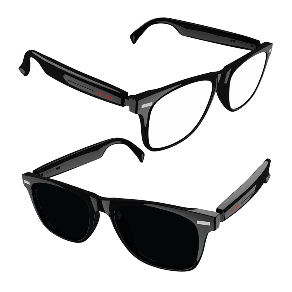 4K HD AI Smart Glasses Chat GPT 100MP Camera Recording Bluetooth Call 260Mah Battery Voice Assistant Control Smart Glasses 2025 S5066907ed06543fe807d08f7e94d2177p Swag N Slay LTD