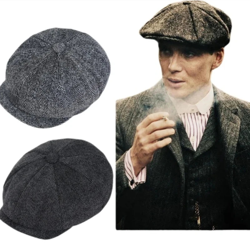 Men Casual Peaky Blinders hat Spring Autumn Retro Beret Hats Wild Casual Hats Wild Octagonal Cap girl Newsboy English hat Good S523c0025c4dc4e0da5e7d1eb2304215cY Swag N Slay LTD