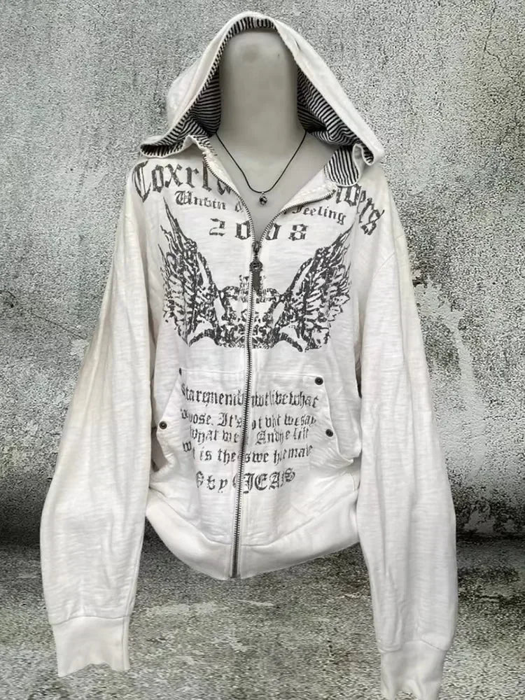 Y2K New American Casual Cherry Blossom Embroidery Zipper Hoodie Men Street Fashion Trend Fleece Padded Sweatshirt Unisex Hoodie 1 4 S53c4d0c8c2204dcab63754ff853aac602 Swag N Slay LTD