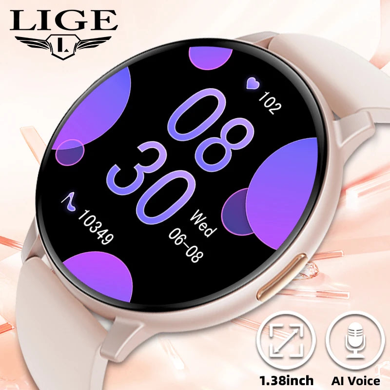New Smart Watch Women Men Bluetooth Call Heart Rate Health Monitor 1.38'' Screen Fashion Sport Ladies Smartwatch For Android IOS S544b9e8c76af49d085ba2400ec4d074fa Swag N Slay LTD