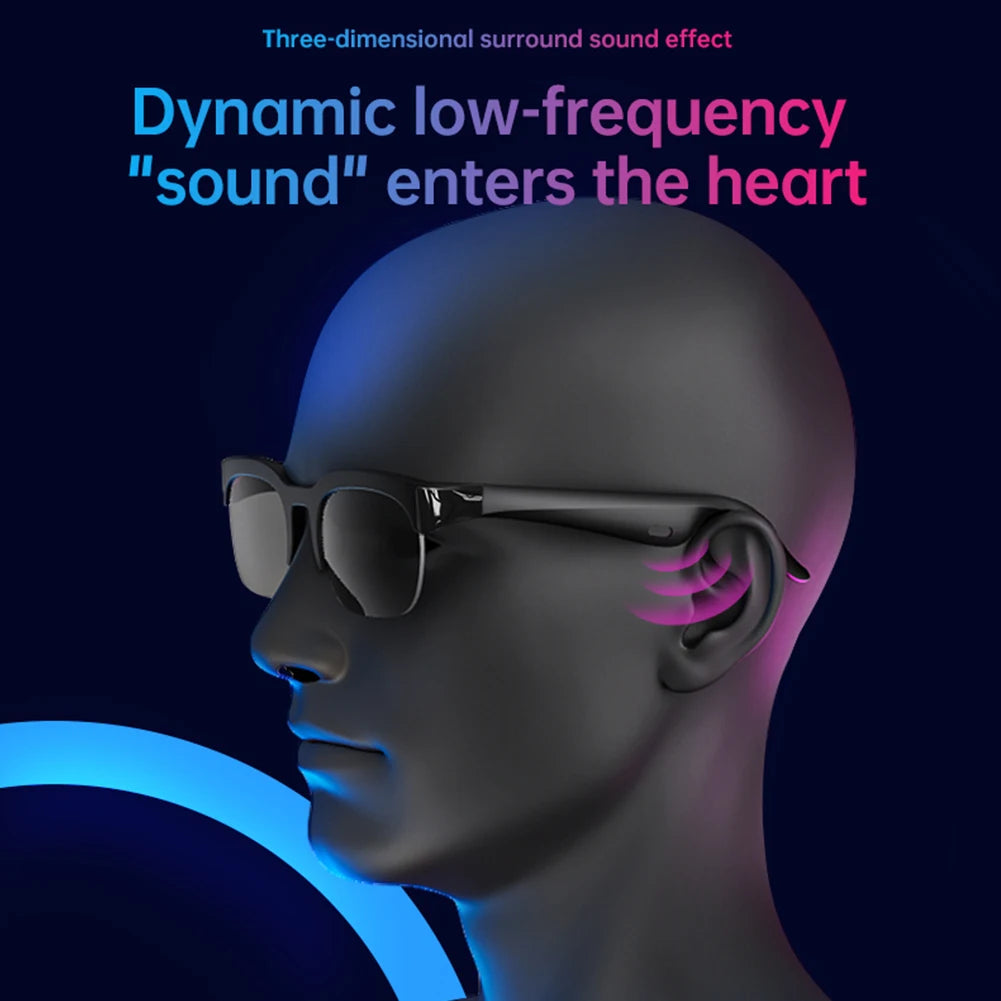 Smart Glasses AI Translator Hands-Free Music & Calls UV Protection BT Sunglasses UV Protection Outdoor Sports Headphones Glasses S56b479b250b946a095d90d2b5b1f6377e Swag N Slay LTD