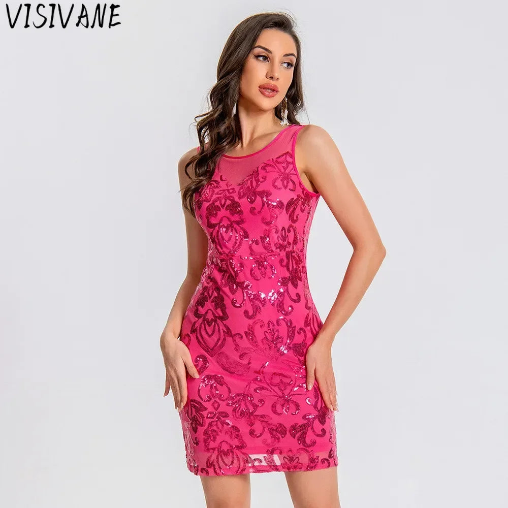 Mini Dresses for Women Clothing Sexy Summer Fashion Casual Vintage Elegant Streetwear Party Club Stage Sequin Vestido De Festa S56d0eb09254c4d98b6ecb232af8cda17Z Swag N Slay LTD