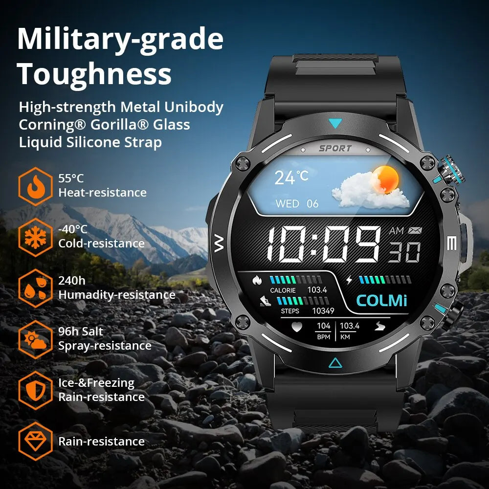 COLMI M42 Smartwatch 1.43'' AMOLED Display 100 Sports Modes Voice Calling Smart Watch Men Women Military Grade Toughness Watch S58073bae7e2048988b2eb42ceccb0ec06 Swag N Slay LTD