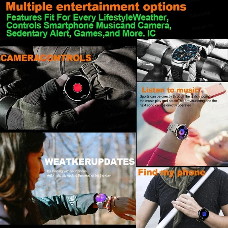 Smart Watch Men 1.85-inch Large Display GPS Sports IP68 Waterproof 2026 New Bluetooth Call Compass Military Smartwatch Gift Hot S598d0e01f96f46e98ab88cc3a759ea8dq Swag N Slay LTD