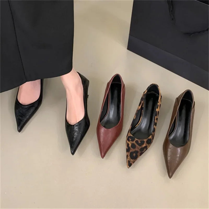 Eilyken Spring Design Leopard Print Woman Pumps Pointed Toe Thin Low Heels Elegant Party Female Shoes Zapatos De Mujer S5aeac031c9aa498596574f55995e8c3eR Swag N Slay LTD