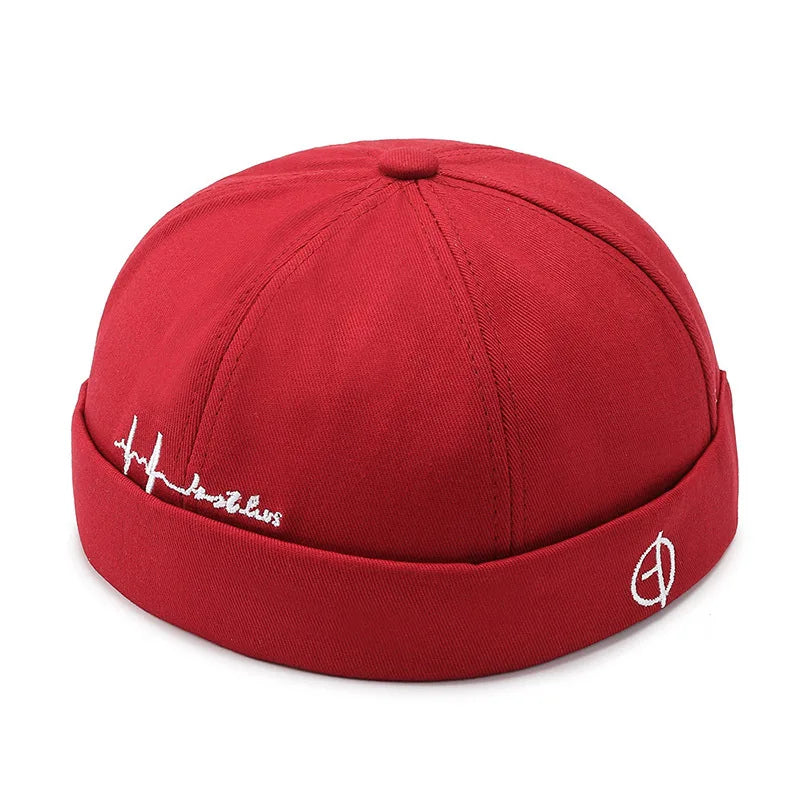 Men Hip Hop Hats Vintage Beanie Hat Summer Adjustable Landlord Hat Trendy Streetwear Docker Cap Women men Brimless Skullies Cap White S5e2644904e4f46949f3caf175aa2e040Y Swag N Slay LTD