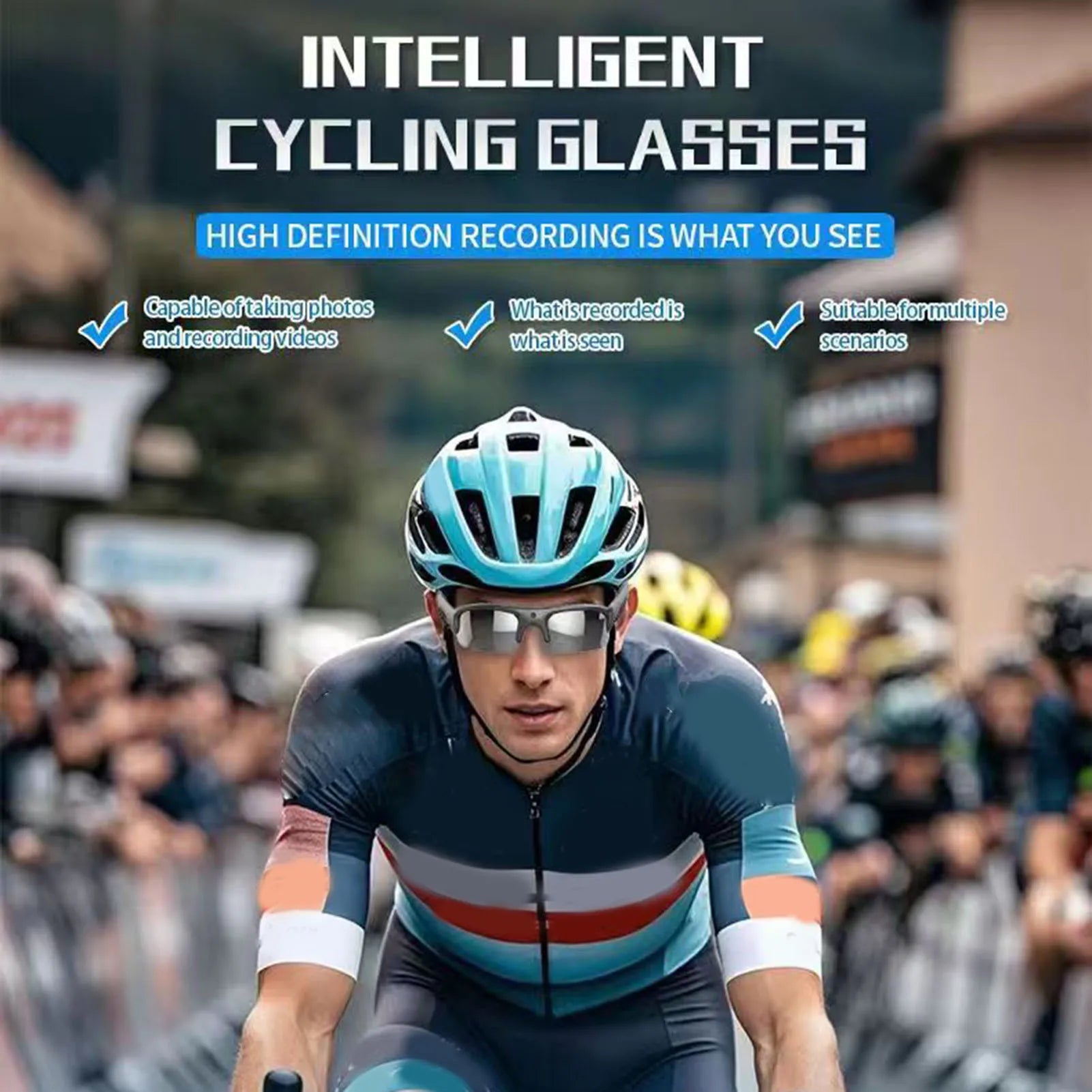 Camera Sunglasses with WiFi Polarized Smart Bike Glasses Outdoor Sports Camera HD Video Recording Polarized Camera Sunglasses S6474ee2fd7794a108c1b2e21f9da197ez Swag N Slay LTD