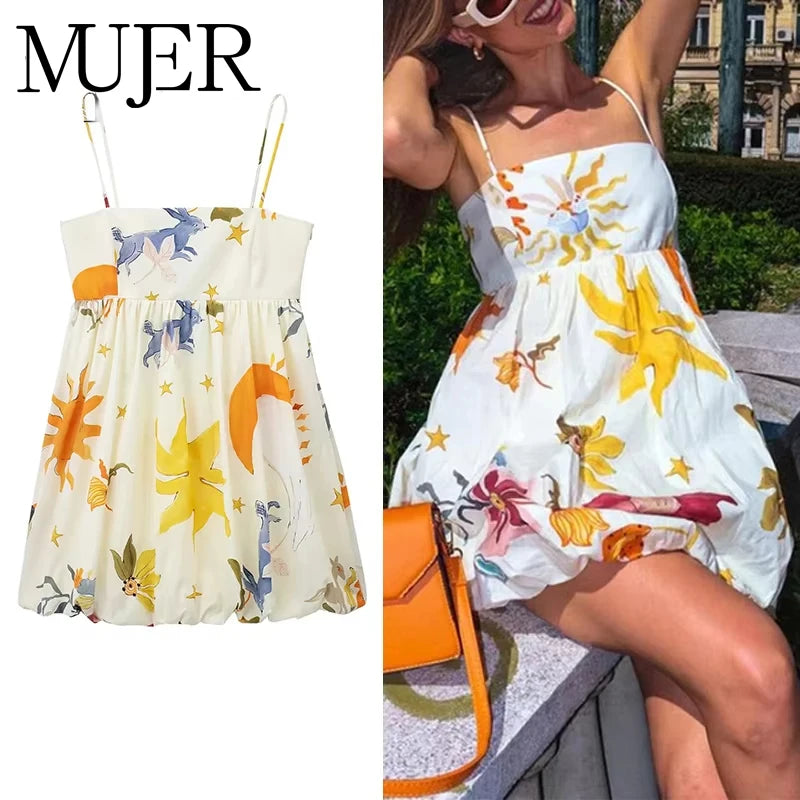 MUJER Print Slip Mini Dress Woman Ruched Sleeveless Short Dresses For Women Backless Summer Sexy Dress Beach Holiday Dresses S660d25dcb5124fbea72054cd6b896172z Swag N Slay LTD