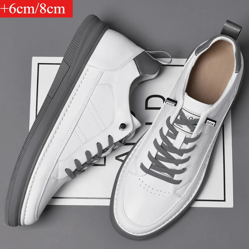 Spring Autumn Men's Inner Heightening Shoes Leather Sports Casual Shoes Invisible Height Increasing Shoes Men Sport Elevator 8CM S68665e13bad941f48e0a4e08b2026e770 Swag N Slay LTD