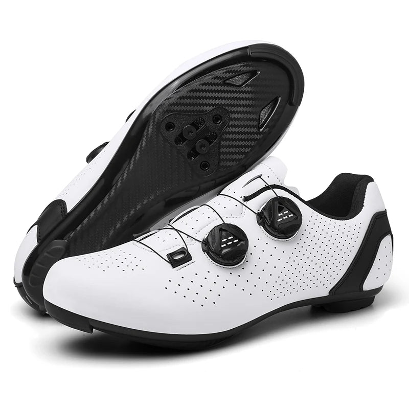 MTB Cycling Shoes Men Sports Dirt Road Bike Shoes Flat Speed Cycling Sneakers Flats Mountain Bicycle Footwear SPD Cleats Shoes T168 white road S69cb749437a64aeba68314a017a46790D Swag N Slay LTD