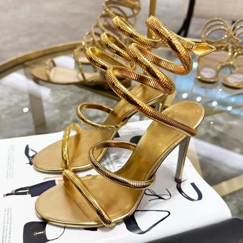 Eilyken Summer Street Style Ankle Strap Open Toe Narrow Band Women Sandals Thin High Heels Stripper Sexy Banquet Shoes S6e7f8226fb72463d89e3285ef0091722n Swag N Slay LTD