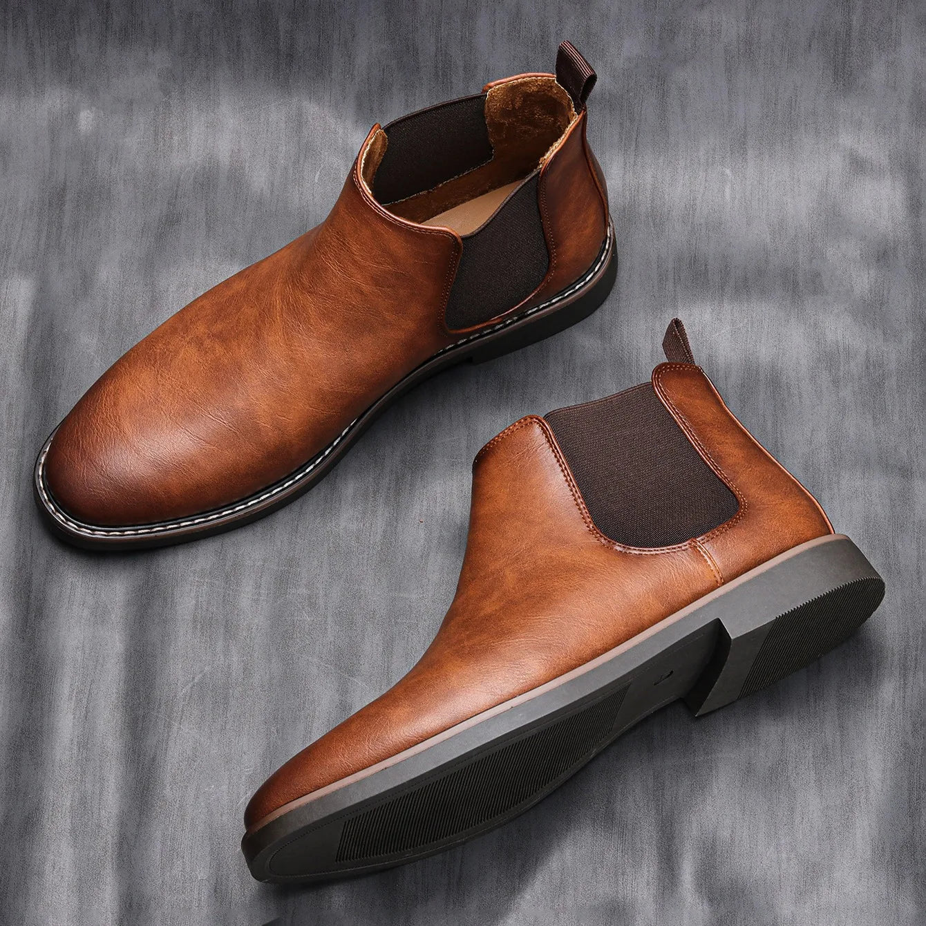 40~46 Men Chelsea Boots Brand Retro Comfortable Fashion Men Boots S703b816227b64f238677fe30a4b365e4c Swag N Slay LTD