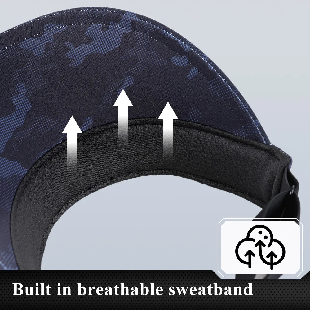 Sport Cap Summer Sun Protection Empty Top Hat Outdoor Running Hiking Tennis Golf Beach Adjustable Soft Baseball Visor Caps Men S765ab198b1054b90b020bfd703abc385I Swag N Slay LTD