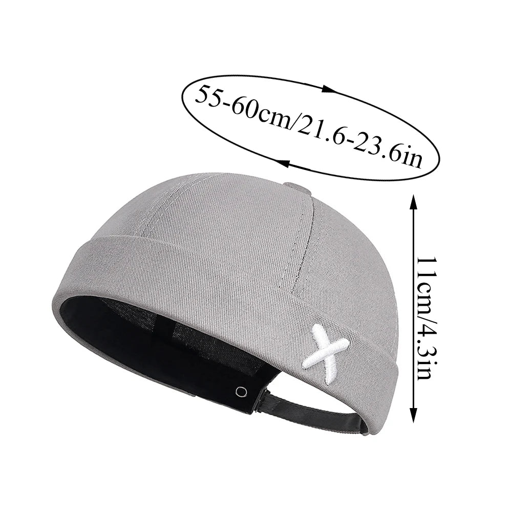 Men Hip Hop Hats Vintage Beanie Hat Summer Adjustable Landlord Hat Trendy Streetwear Docker Cap Women men Brimless Skullies Cap S7d30c1e181e74c49abcb1c81371dfbfby Swag N Slay LTD