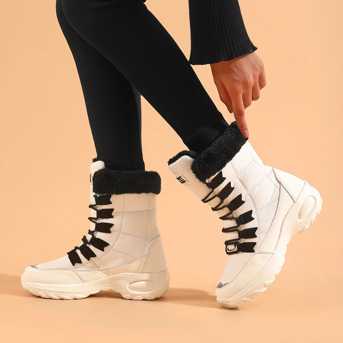 Women's Boots Winter High Quality Keep Warm Mid-Calf Waterproof Snow Boots Women Comfortable Ladies Thigh High Hiking Boots S7f149438d8494592a3752a32488d3302f Swag N Slay LTD