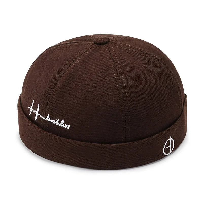 Men Hip Hop Hats Vintage Beanie Hat Summer Adjustable Landlord Hat Trendy Streetwear Docker Cap Women men Brimless Skullies Cap Coffee S80a50fb6feb54931adf86c6e5f53b349J Swag N Slay LTD