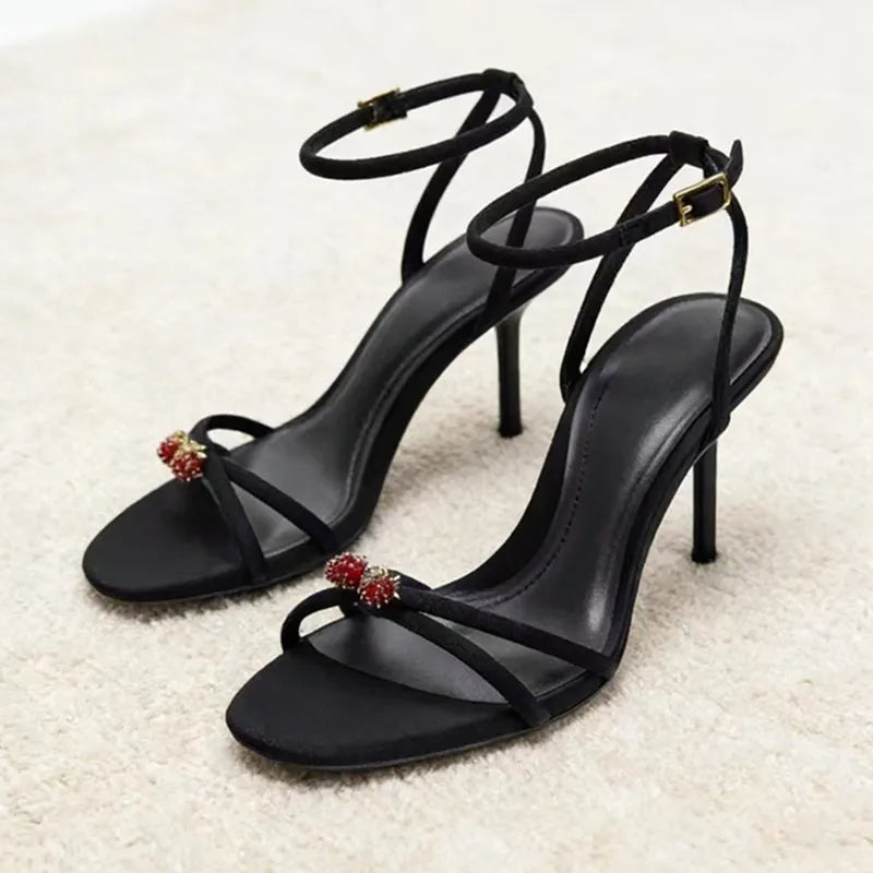 Sexy Brand Thin High Heels Women Summer New Fashion Designer Sandals Ladies Pumps Ankle Strap Elegant Banquet Party Shoes Female S824aed0318514de882cf989fa0bf6bb7b Swag N Slay LTD
