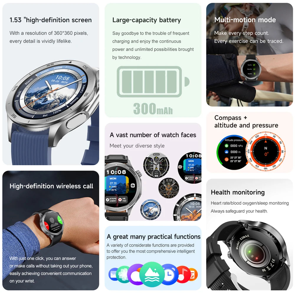 For OPPO Watch X Smart Watch Men High-end Business Men Bluetooth Call IP68 Waterproof Fitness Tracker Smartwatch Man 2025 New S93e861ceab284afc8f2c7b5fcbf1b4e0j Swag N Slay LTD