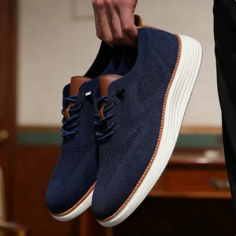 Men Casual Walking Shoes Breathable Mesh Knit Sneakers Hot Selling Bestselle Lightweight Non-slip Flat Lace Up Running Shoes Men Blue S94d9e84d7a4e40d4bc8e297f6e975b911 Swag N Slay LTD