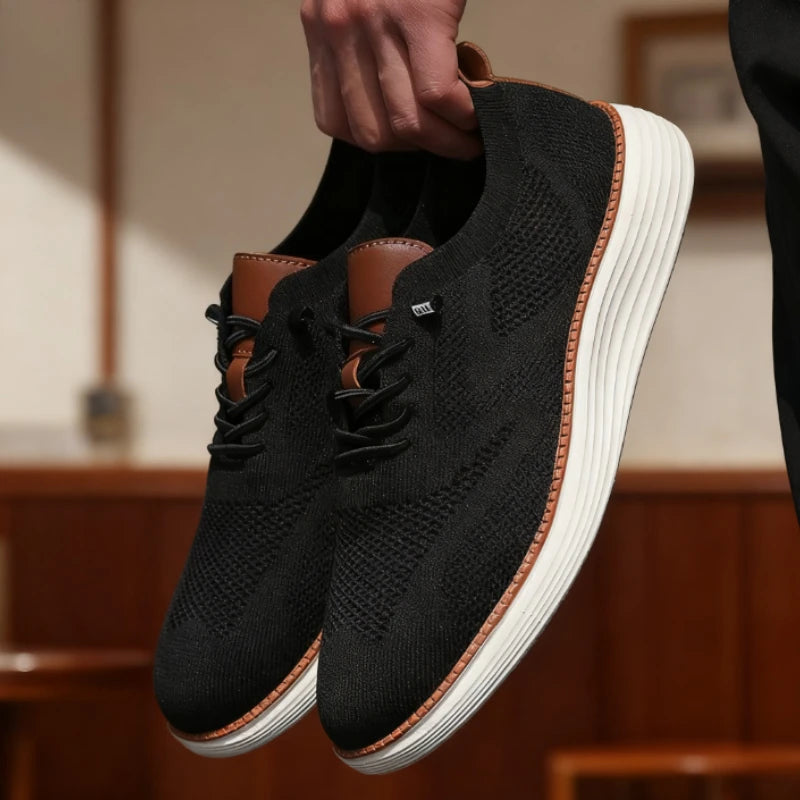 Men Casual Walking Shoes Breathable Mesh Knit Sneakers Hot Selling Bestselle Lightweight Non-slip Flat Lace Up Running Shoes Men black Sa0de3edec2a0494e9c6b00b356c74b19W Swag N Slay LTD