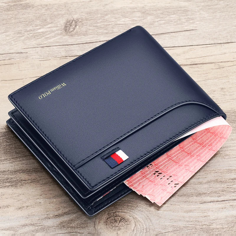 Genuine leather fashionable wallet, men's short high-end card holder, multi-functional personalized coin wallet, card bag Sa17b5038fa0d4d2b8b7bd5516ba6c6fdz Swag N Slay LTD